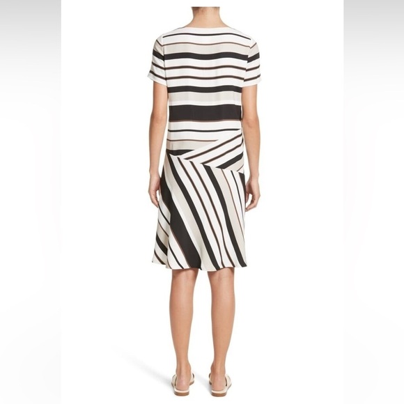 Lafayette 148 New York - 598.00 MSRP-  A-line Greta shift dress -S - Picture 2 of 6